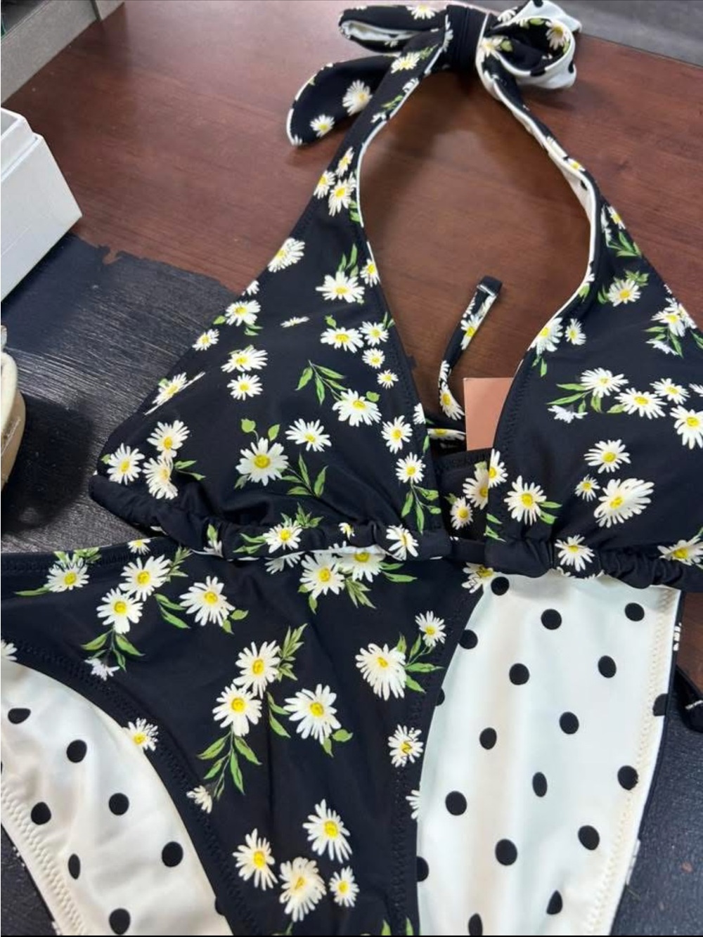 2 pc bathing suit/reversible